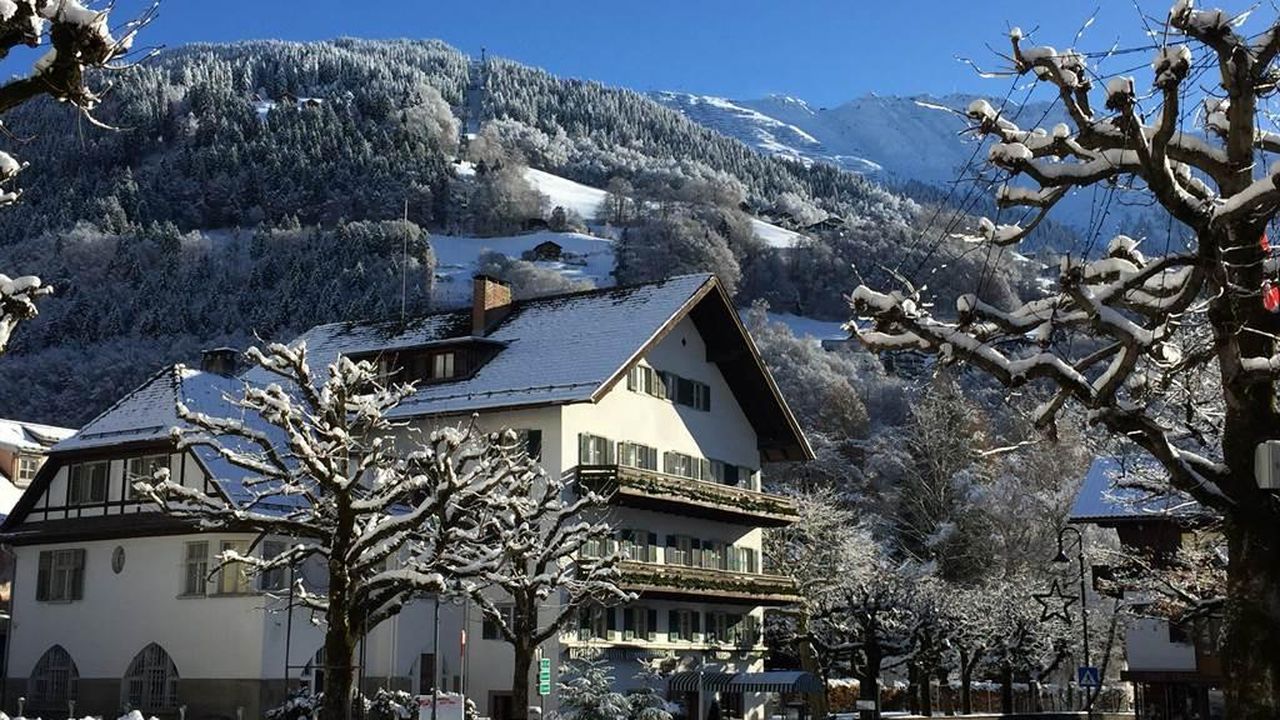 Kirchplatz Schruns richtung Kropfen Kirchplatz Schruns richtung Kropfen